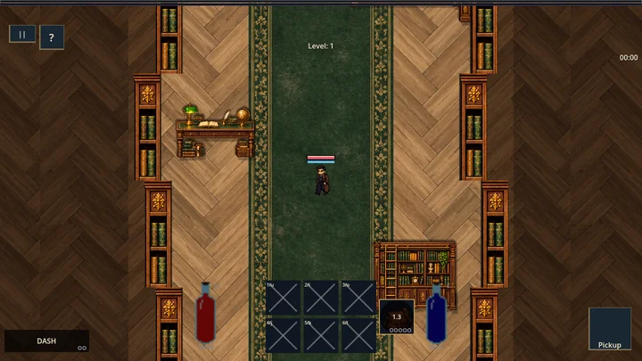 The Library environment in Runefall.